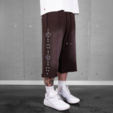 Commons Studios Rivet Sweatshort Dark Mocha
