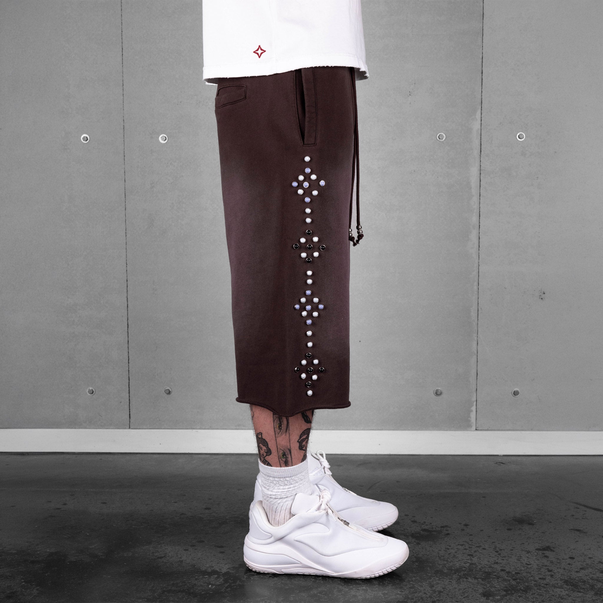 Commons Studios Rivet Sweatshort Dark Mocha