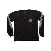 Chrome Hearts All Over Cemetery Monogram L/S T-Shirt Black