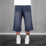 Commons Studios Rivet Sweatshort Navy Blue