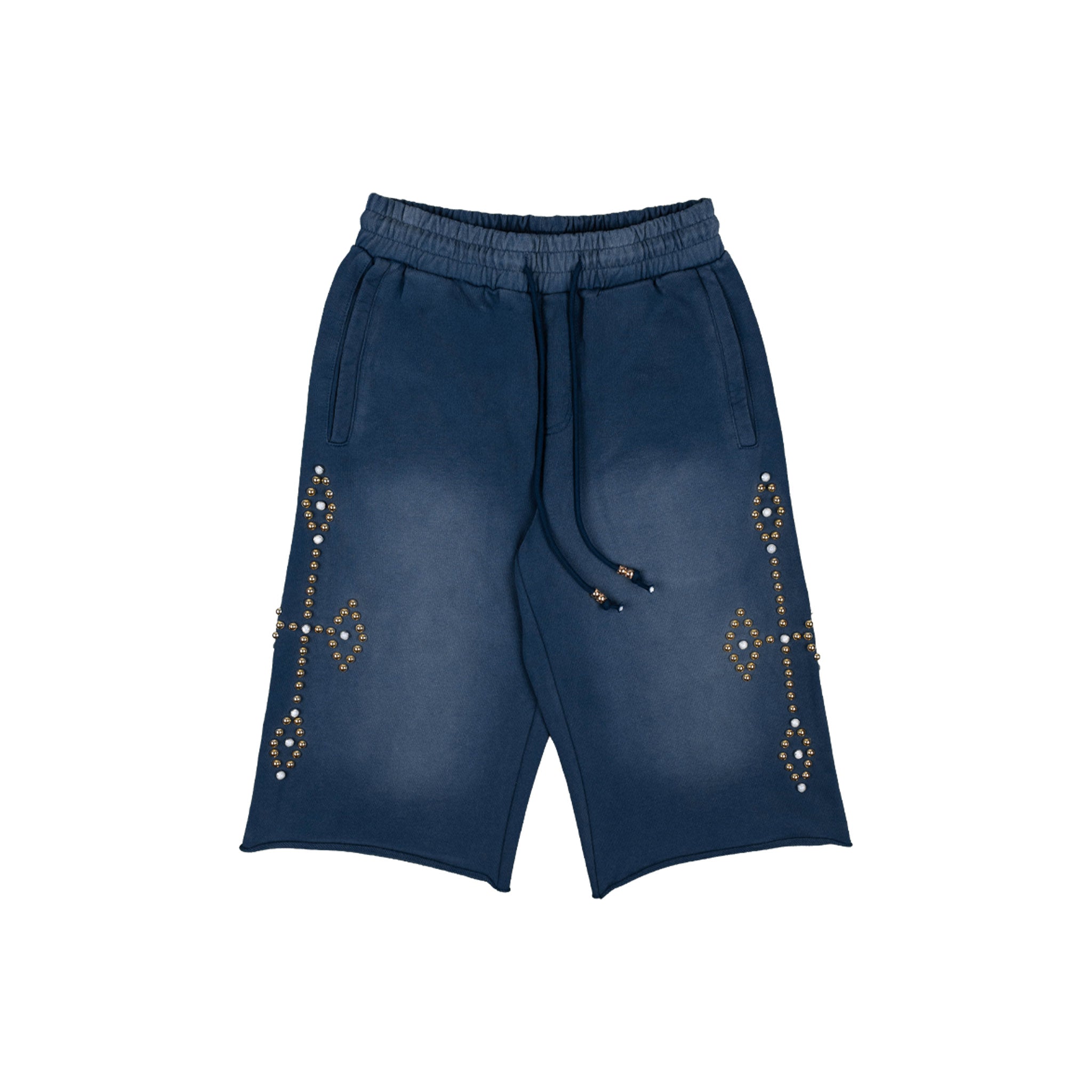 Commons Studios Rivet Sweatshort Navy Blue