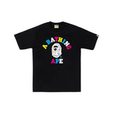 Bape Neon Camo College Tee Black