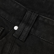 Commons Double Knee Star Canvas Short Carbon