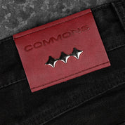 Commons Double Knee Star Canvas Short Carbon