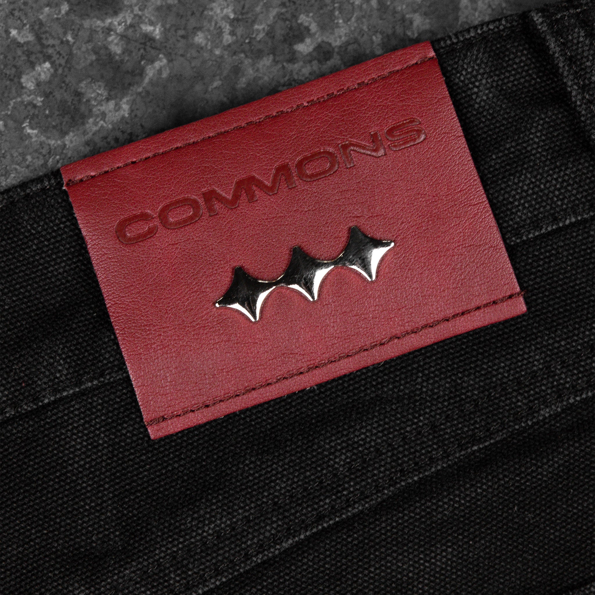 Commons Double Knee Star Canvas Short Carbon