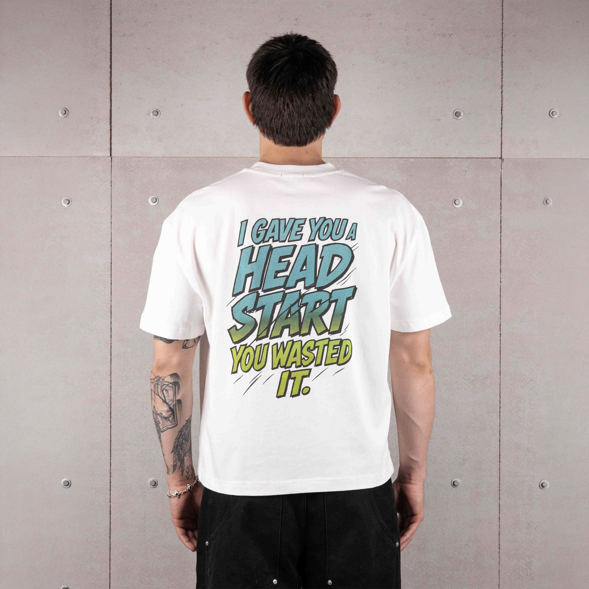 Commons No Mercy Head Start Tee White - Common Hype