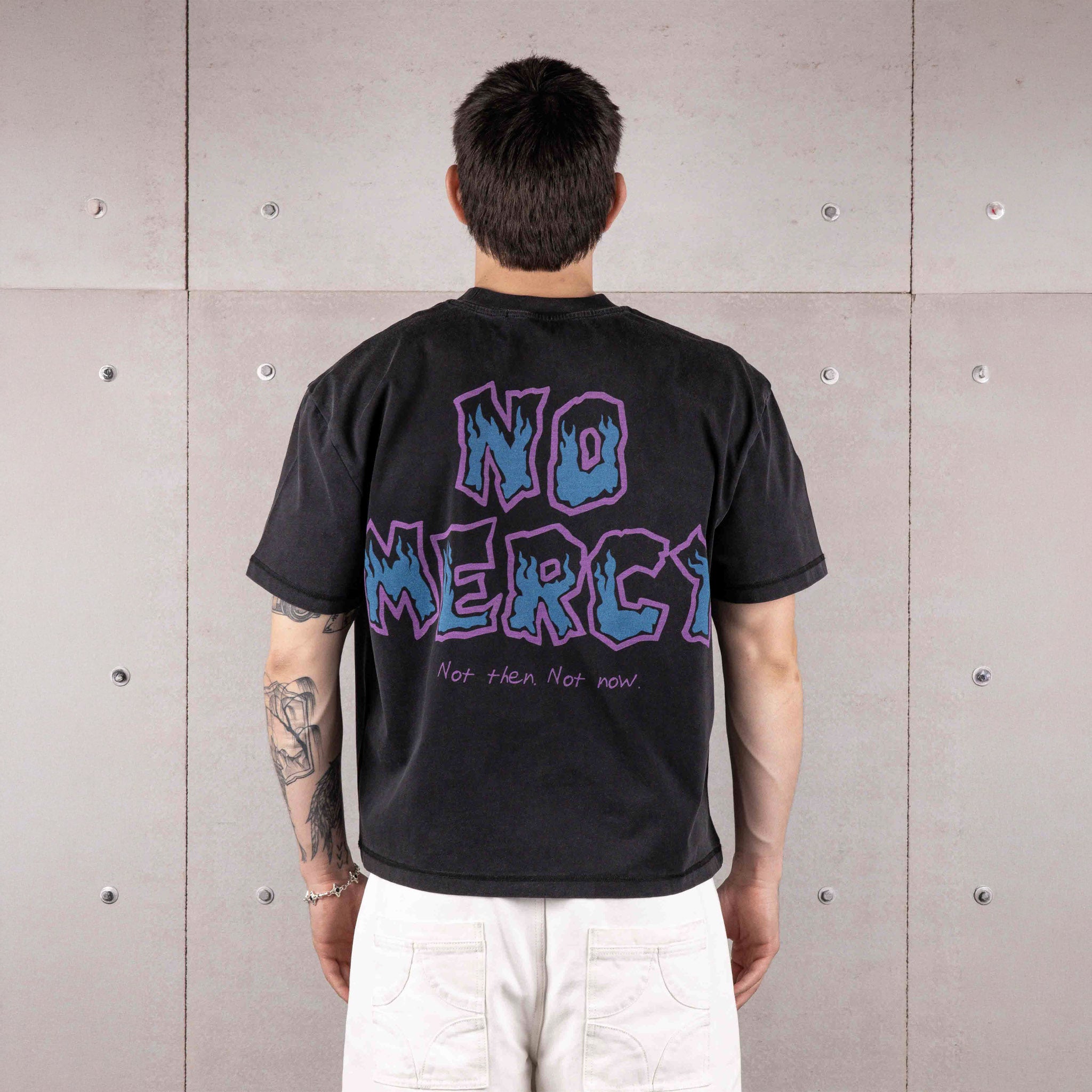Commons No Mercy Not Ever Tee Vintage Black - Common Hype