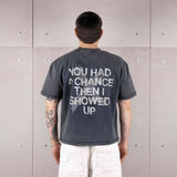 Commons No Mercy You Had a Chance Tee Washed Navy