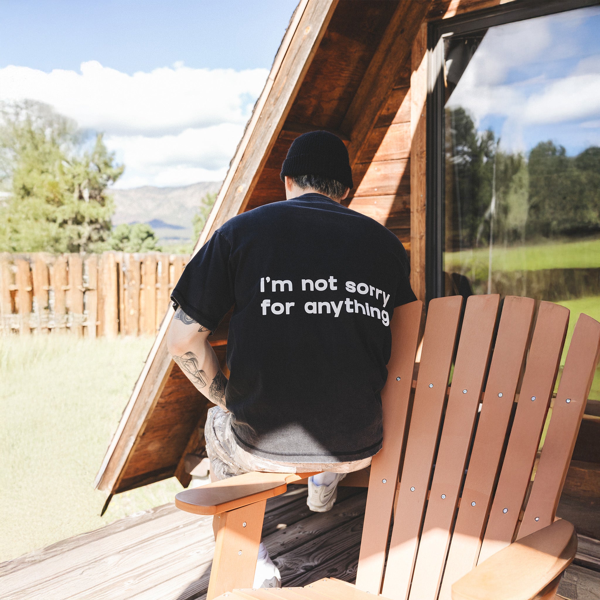 Compliments Not Sorry for Anything Black Vintage Tee - Common Hype