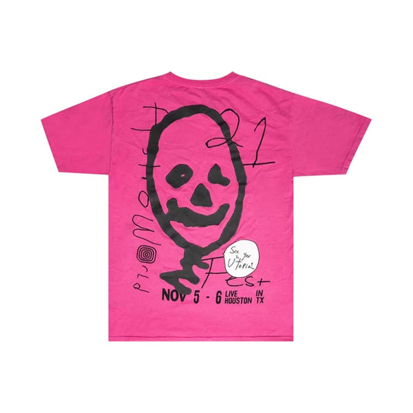 Cactus Jack by Travis Scott Other Side T-Shirt 'Pink