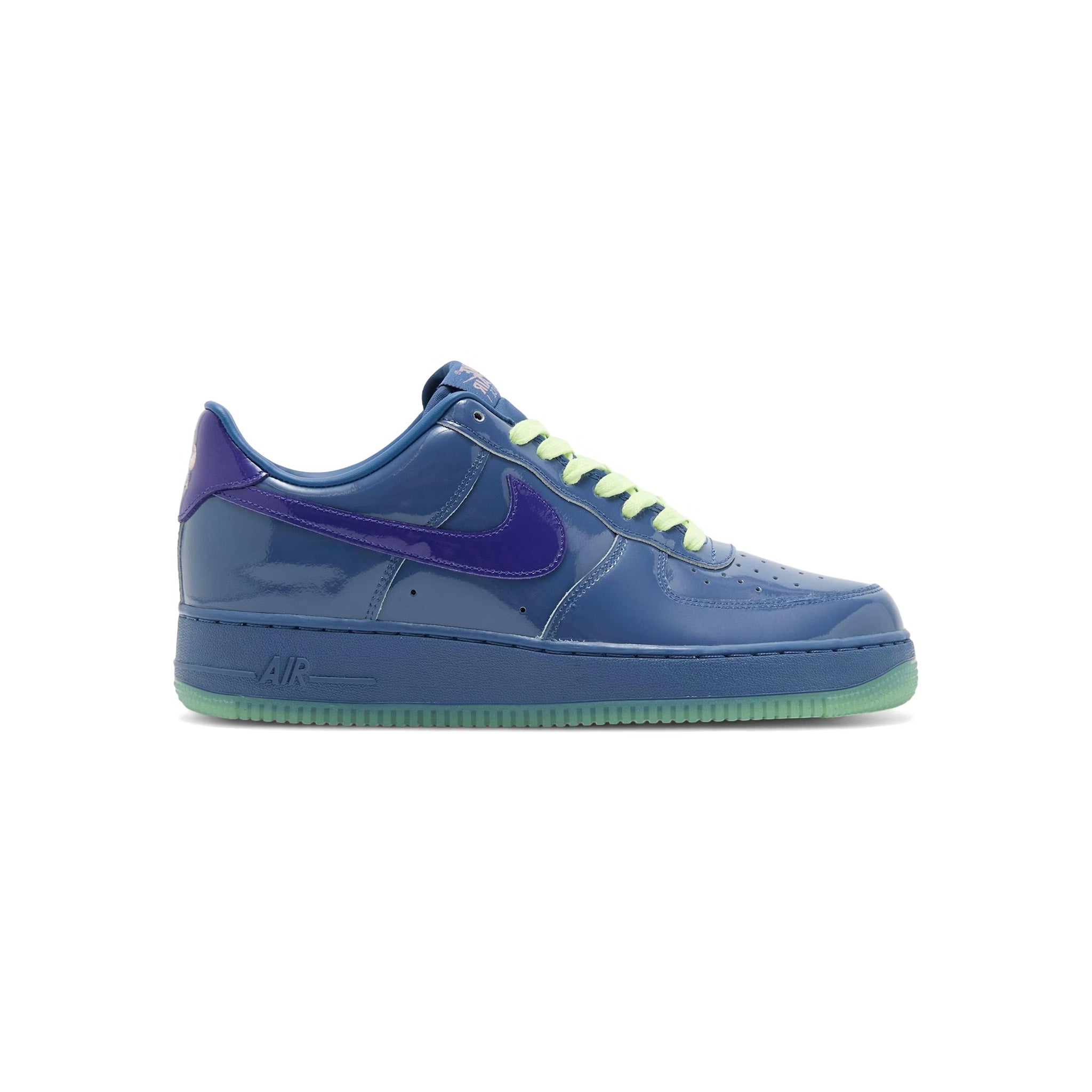 Nike Air Force 1 Low Patent Leather Mystic Navy Grape Ice