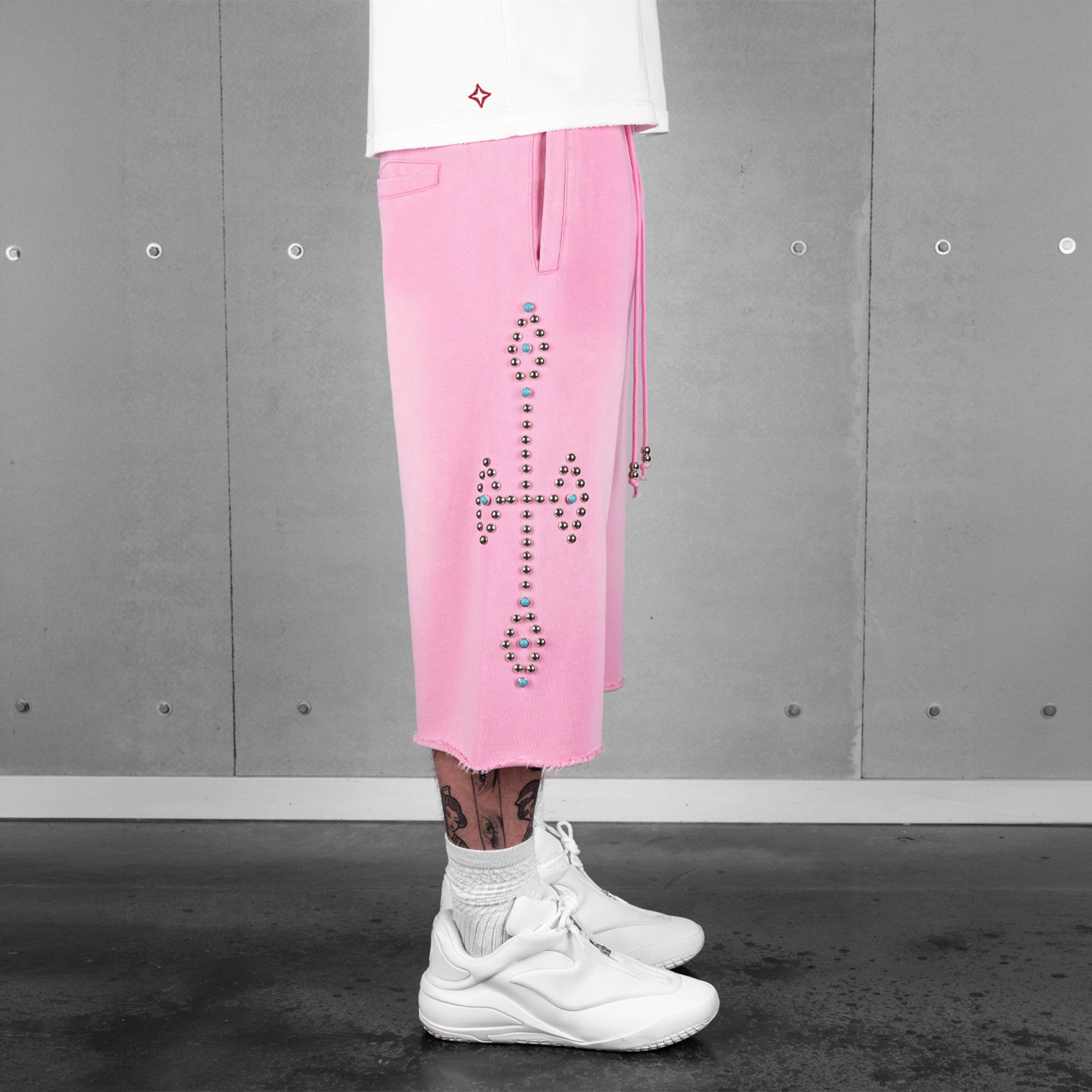 Commons Studios Rivet Sweatshort Pink