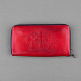 Chrome Hearts REC F Zip 3 Cross Red/Navy