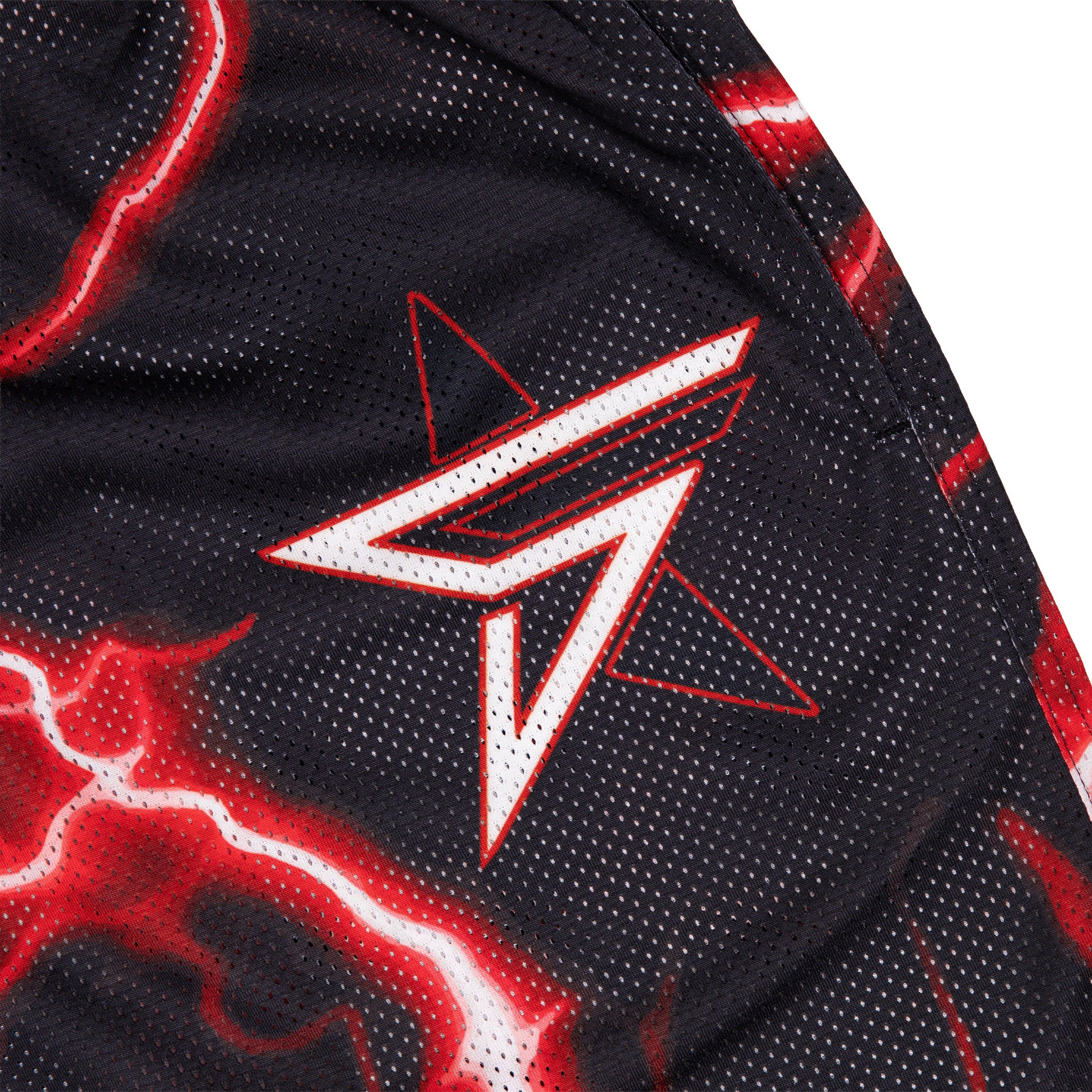 Common Hype x Five Stars Red Bolt Mesh Short - Common Hype