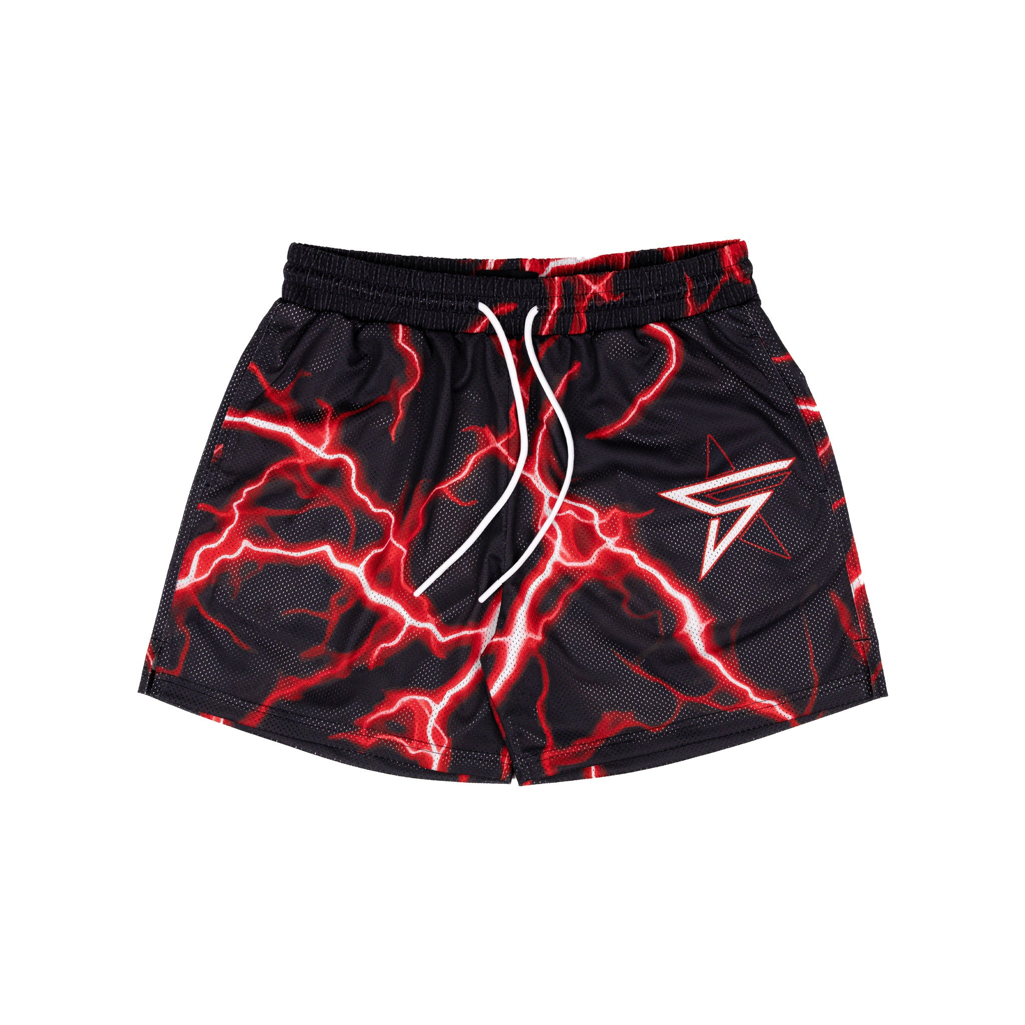 Common Hype x Five Stars Red Bolt Mesh Short - Common Hype