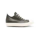 Rick Owens Concordians Low Sneaks Full Grain Cow Leather Green Milk
