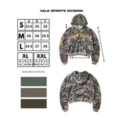 Vale Forever Camo Zip Up Hoodie Green Yellow
