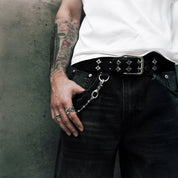 Commons “Rockstar Constellation” Leather Belt - Common Hype