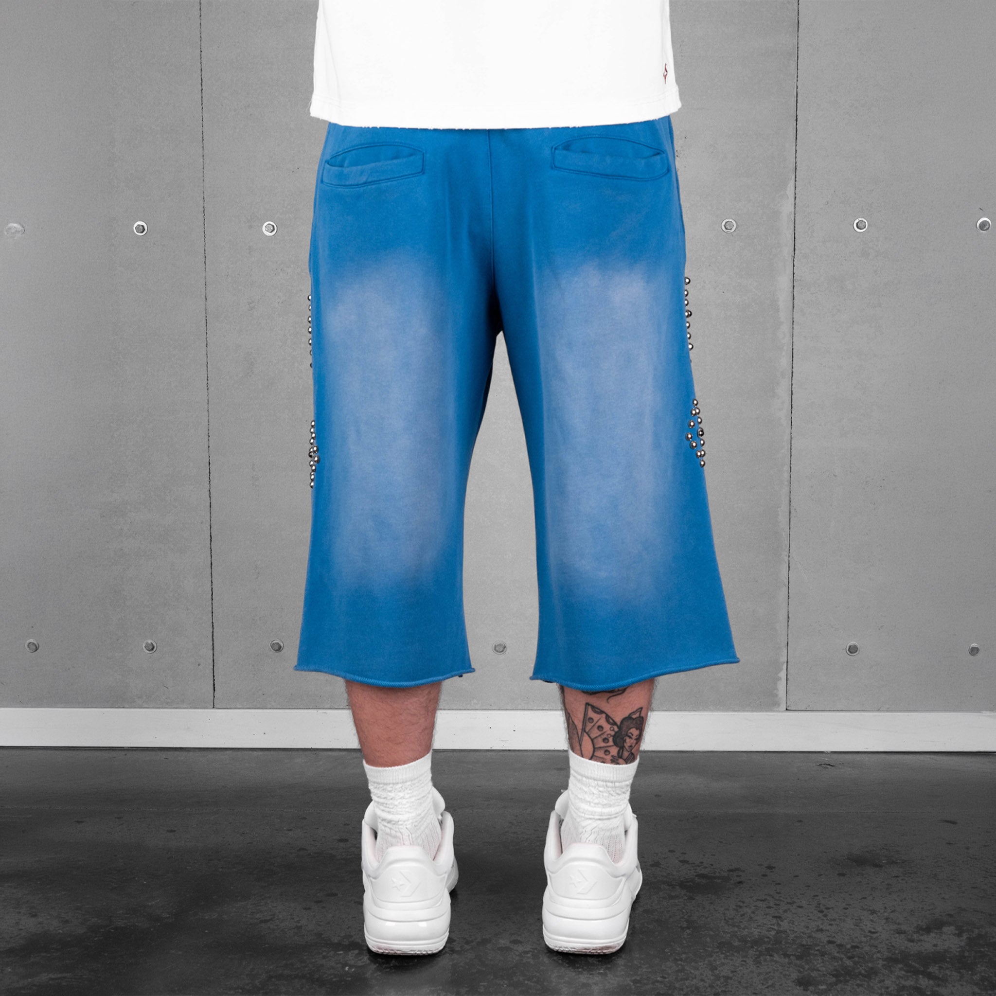 Commons Studios Rivet Sweatshort Royal Blue