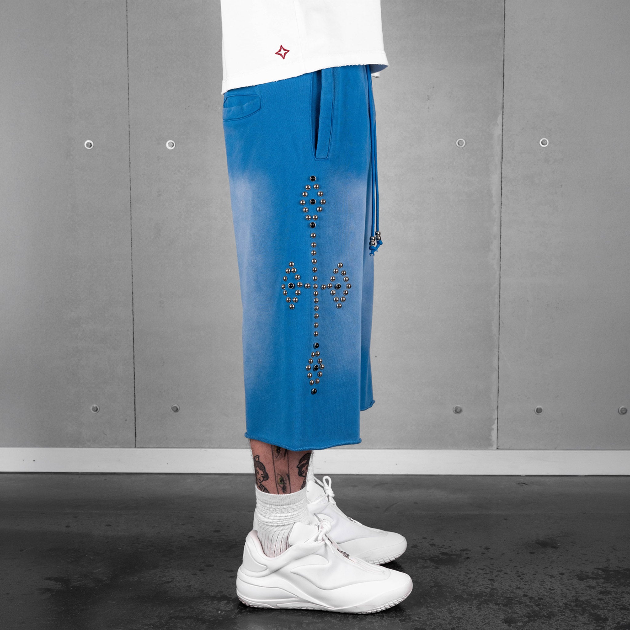 Commons Studios Rivet Sweatshort Royal Blue