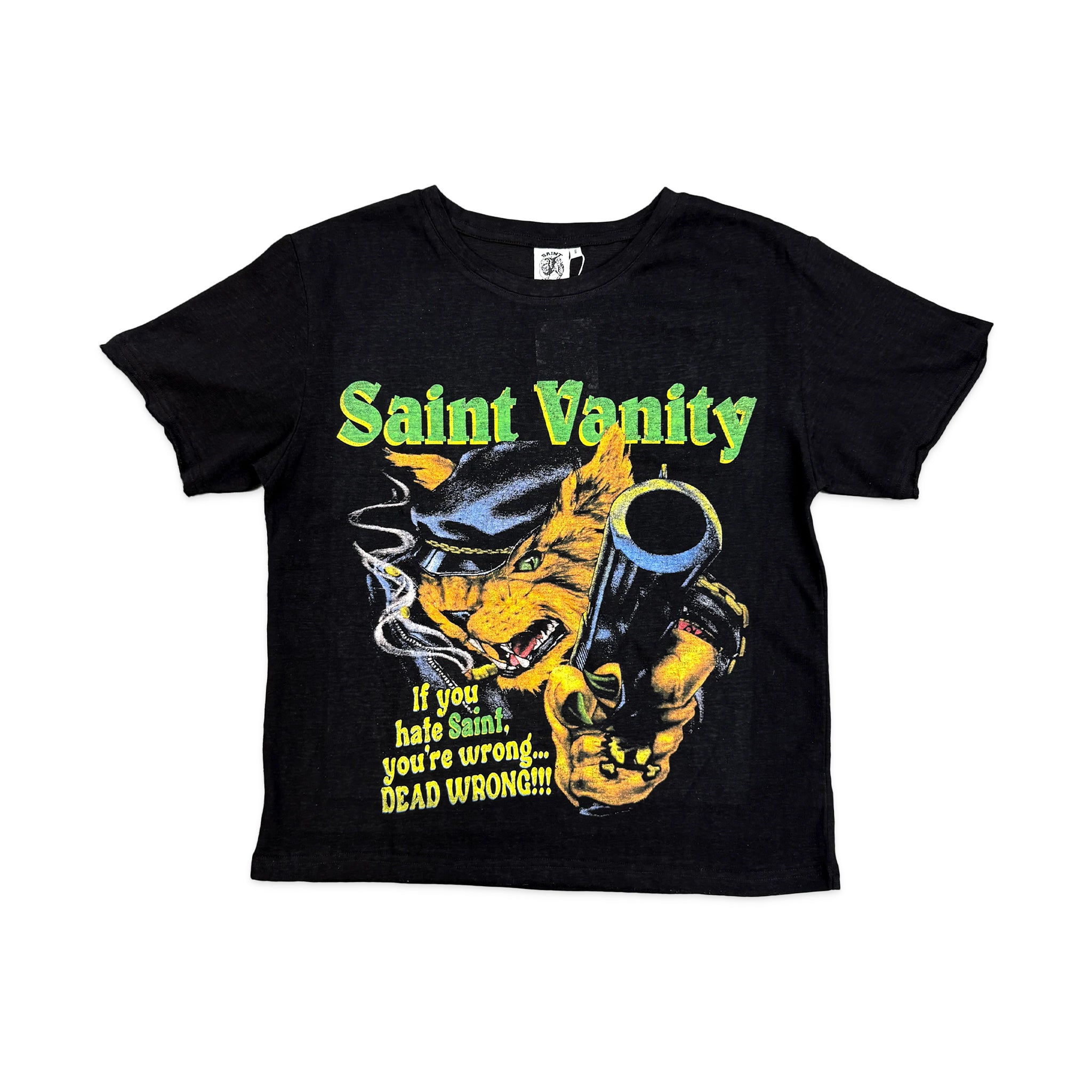 Saint Vanity Hate Saint Tee Black