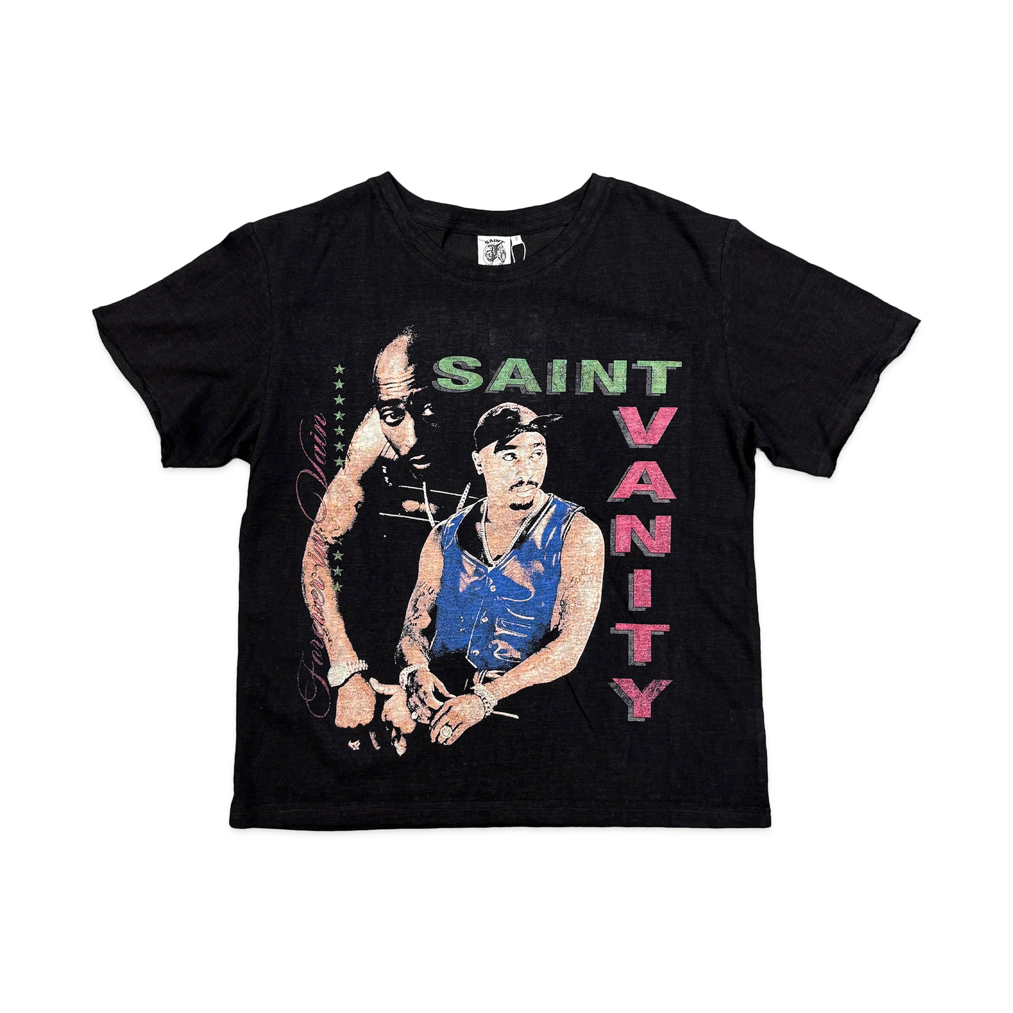 Saint Vanity Tupac Tee Black