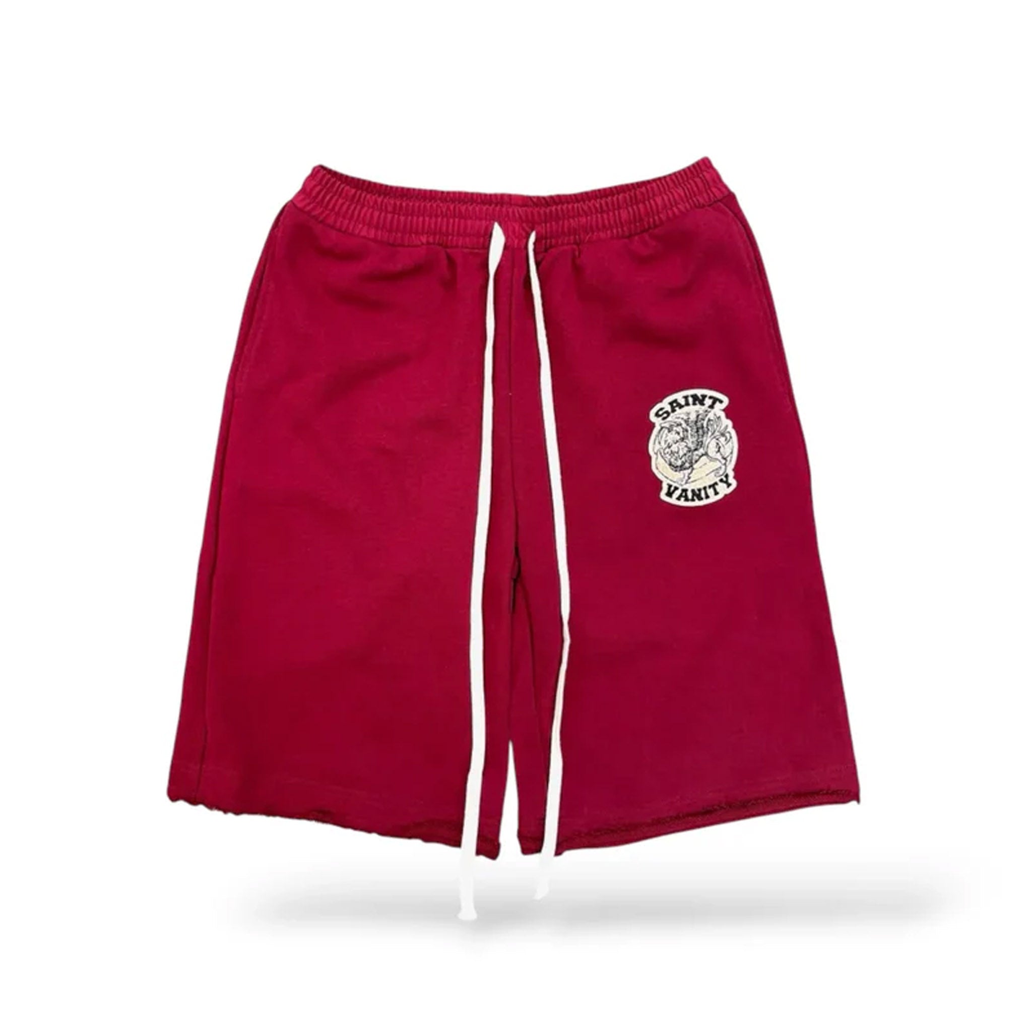 Saint Vanity Crimson Uniform Shorts