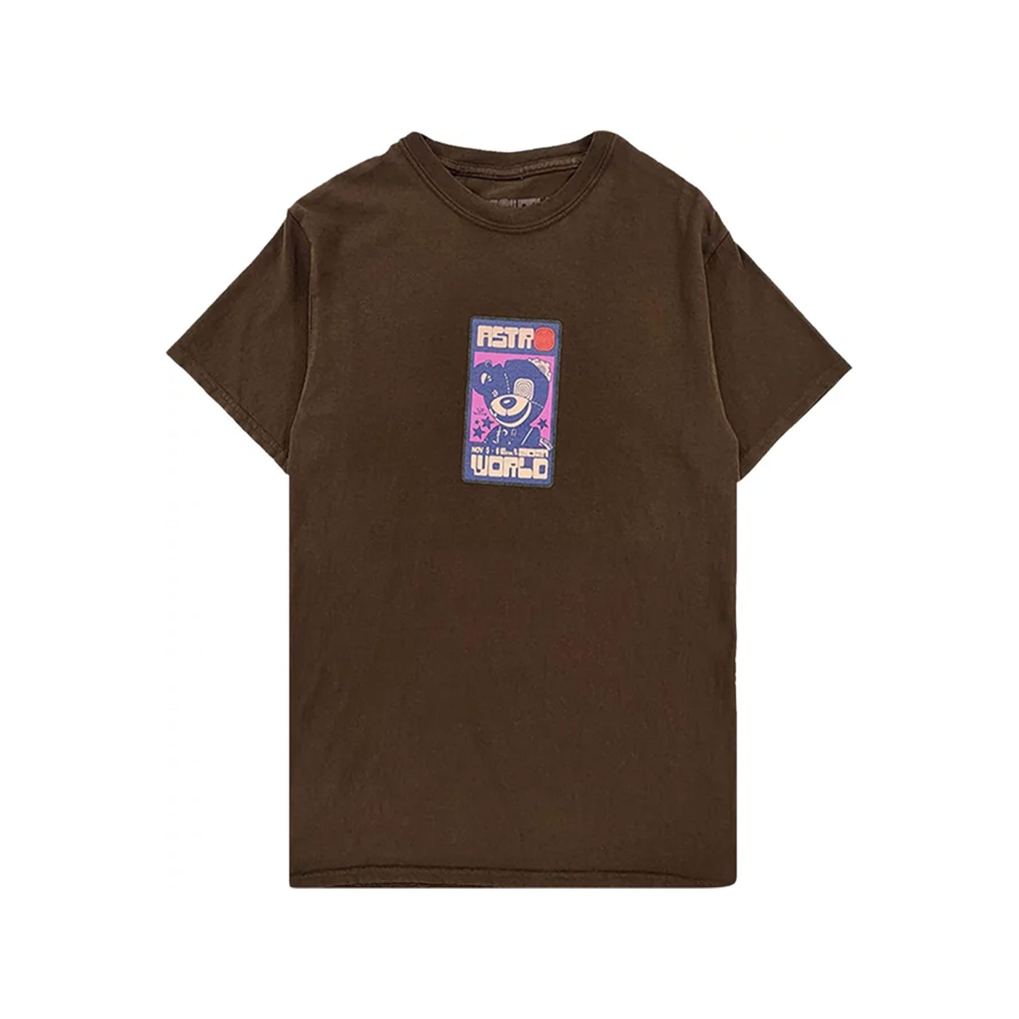 Cactus Jack by Travis Scott Scare Bear Tee Brown - Common Hype