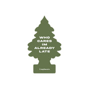 Free Compliments 'I'm Late' 2-Pack Air Fresheners - Common Hype