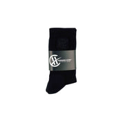 Free Common Hype Tonal Embroidered Sock Black - Common Hype