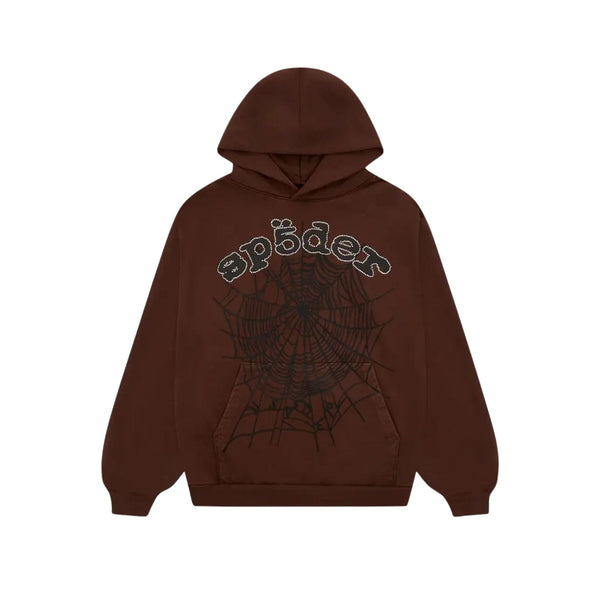 Sp5der OG Web V2 Hoodie Brown (Complexcon Exclusive Sp5der OG Web V2 Hoodie Brown (Complexcon Exclusive