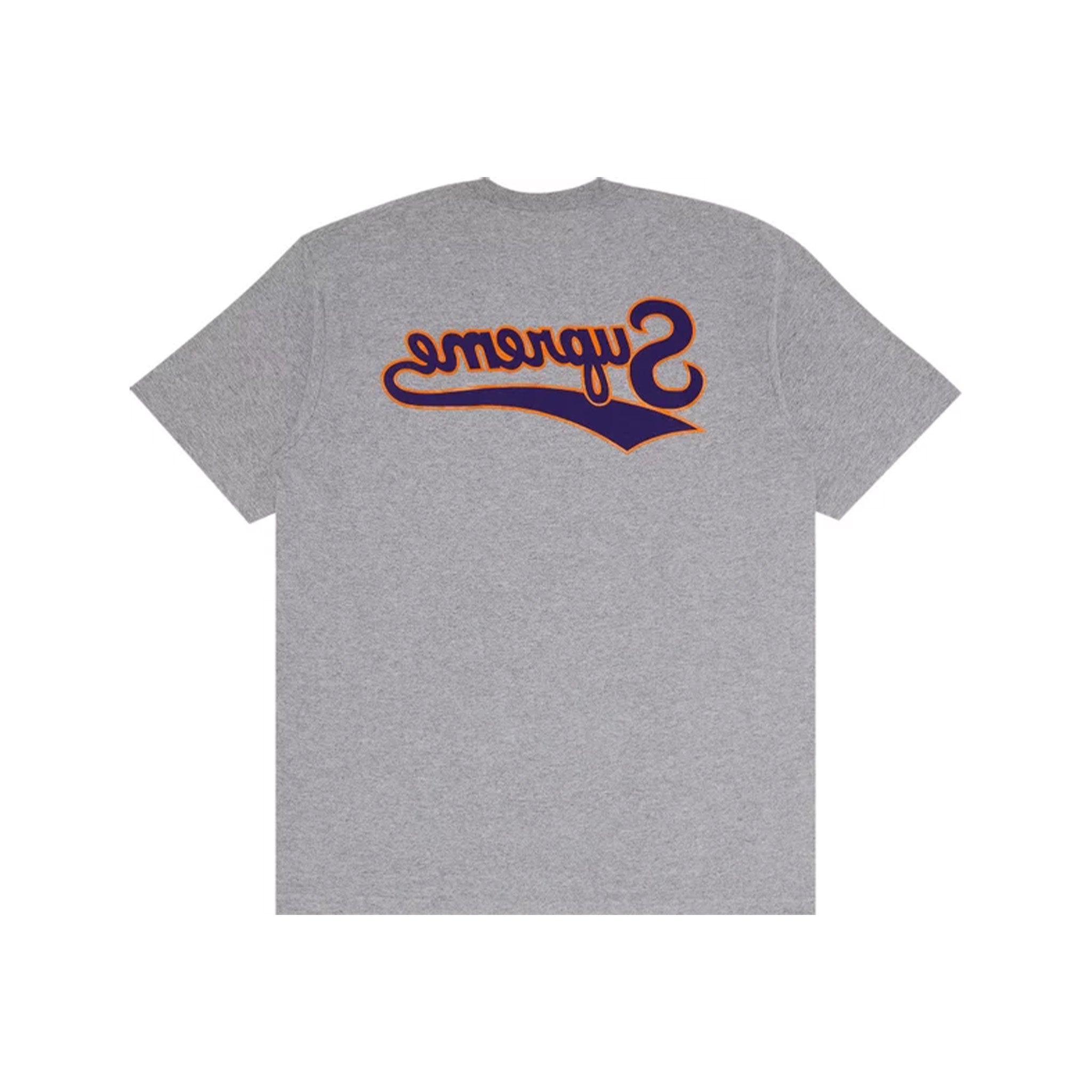 Supreme Backwards Tee Grey - Common Hype