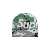 Supreme Camo Big Logo Beanie Green Camo