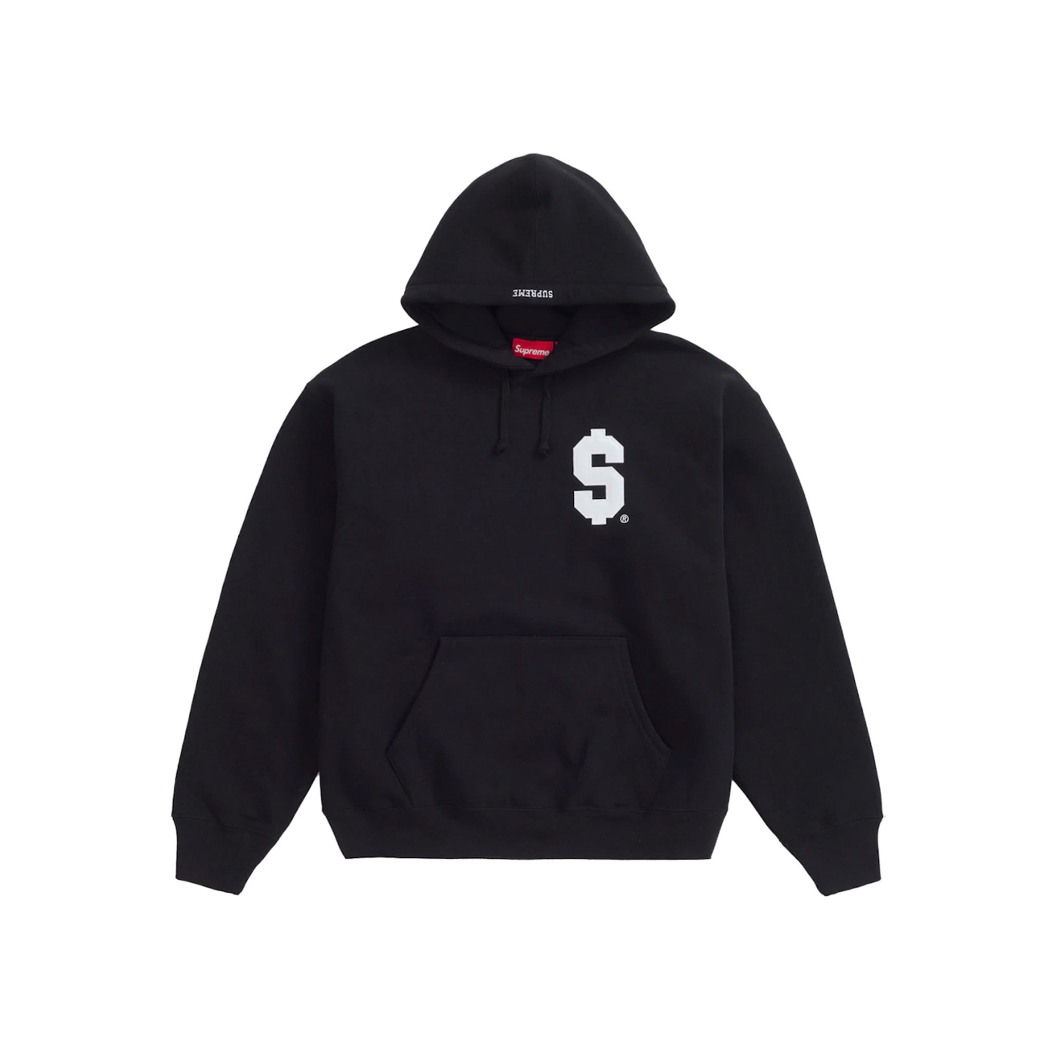 Supreme $ Logo Hooded Sweatshirt Black - Common Hype