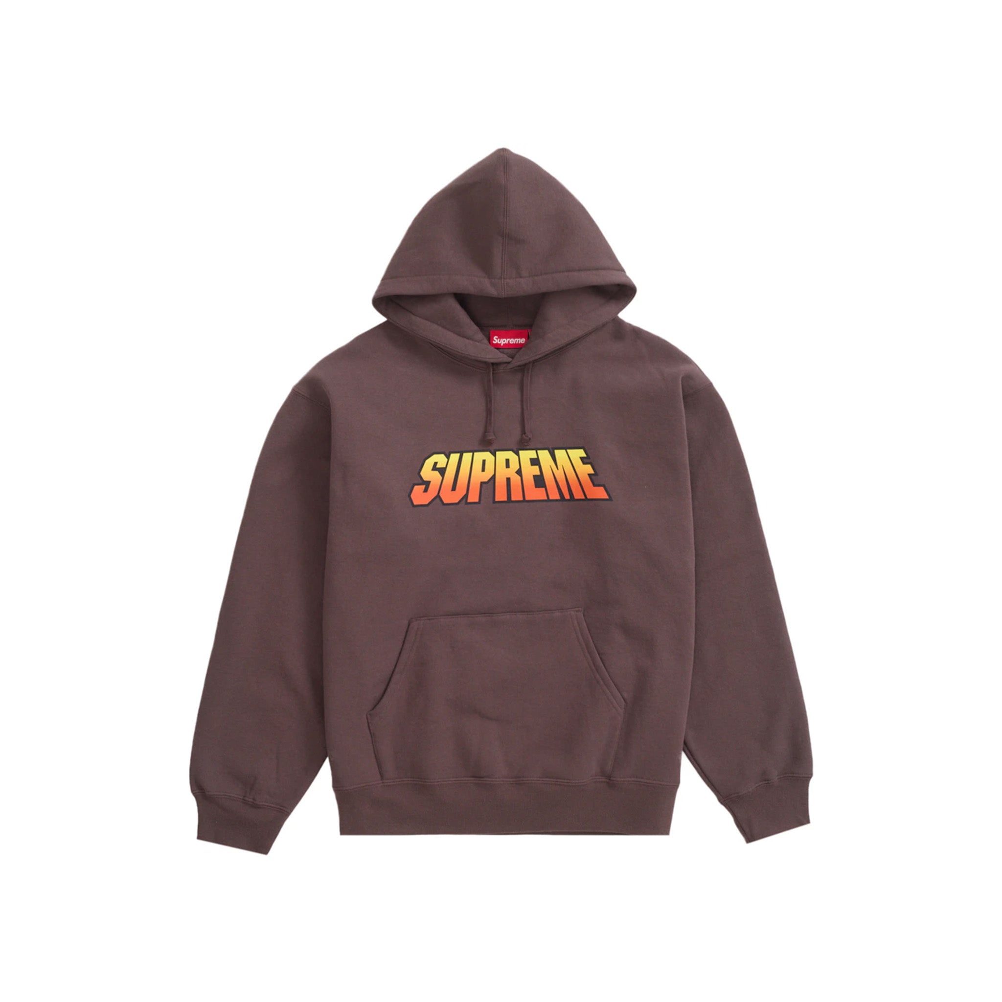 Supreme Gradient Hooded Sweatshirt Brown - Common Hype