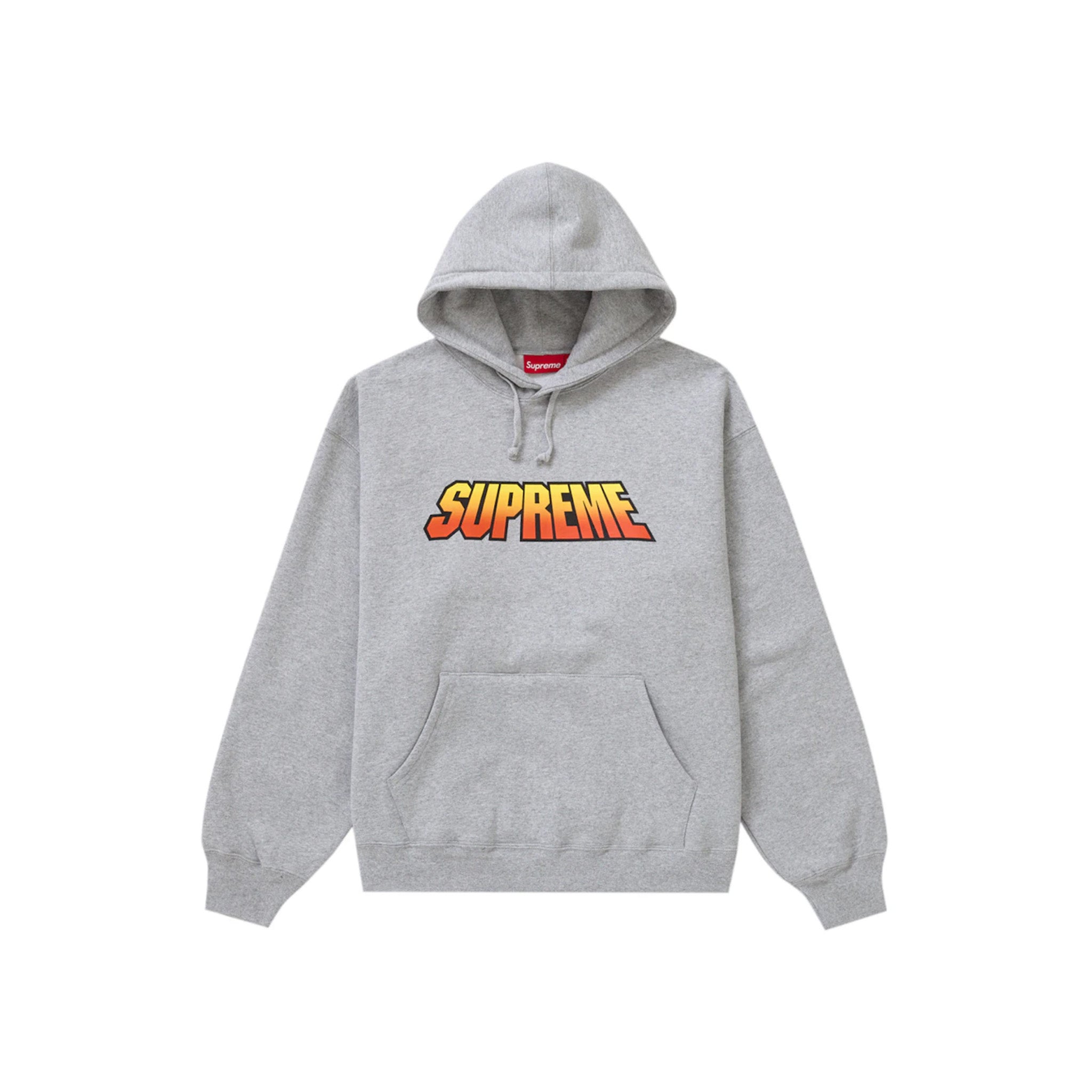 Backwards supreme logo hoodie shop