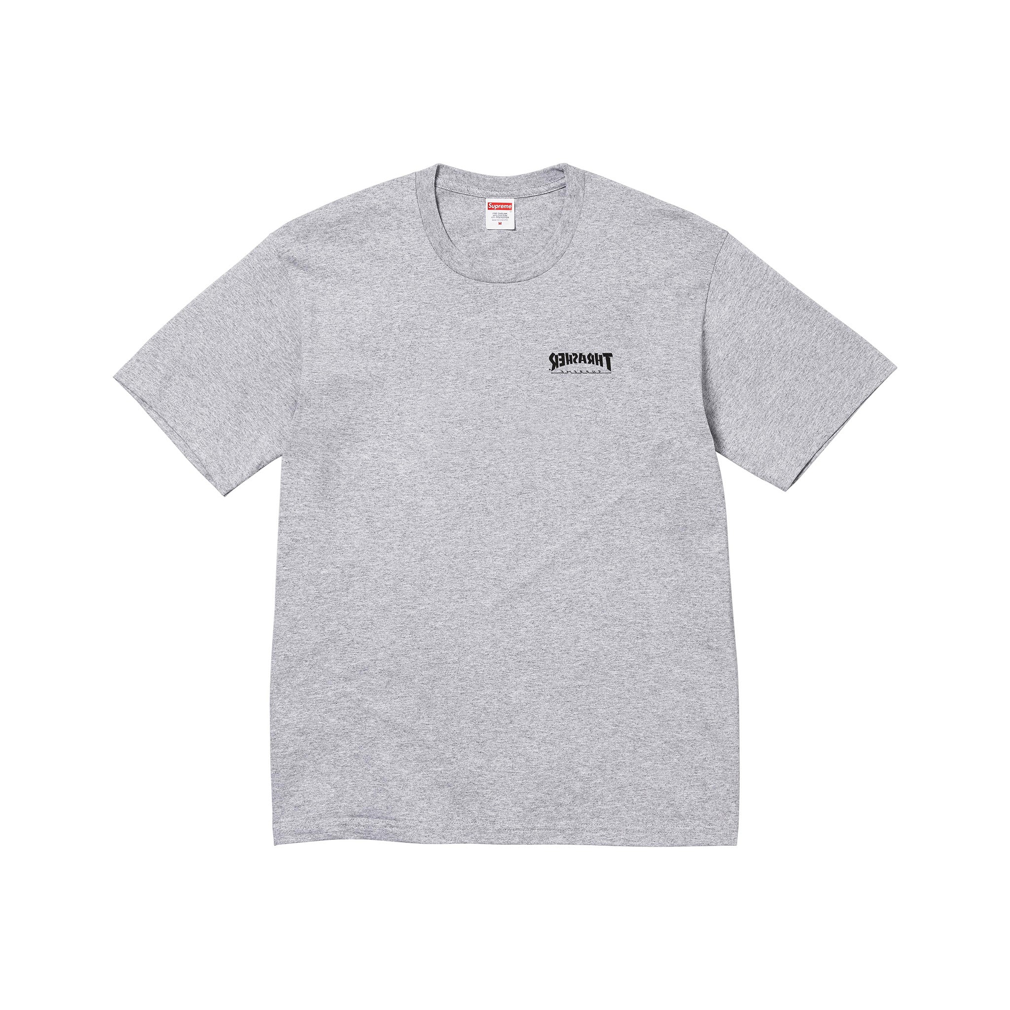 Supreme Thrasher Cross Tee Heather Grey