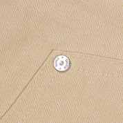 Commons Double Knee Canvas Short Cream - Common Hype