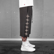 Commons Pearled Star Sweatshort Taupe