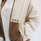 Commons Reversible Thermal Zip Up Faded Brown