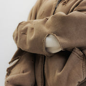 Commons Reversible Thermal Zip Up Faded Brown