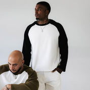 Commons Studios Waffle Thermal Long Sleeve Black/White