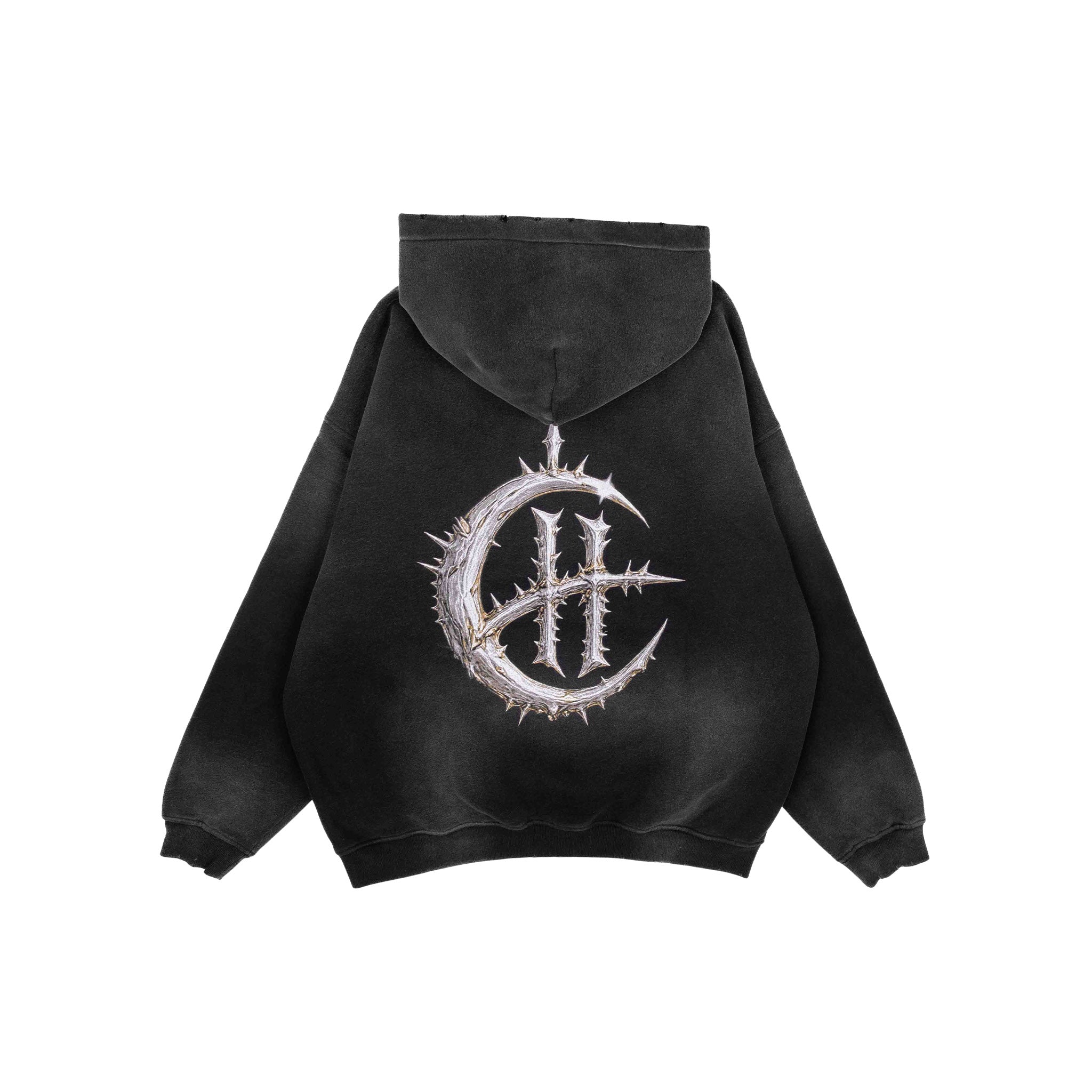 Common Hype Thorn Hoodie Vintage Black