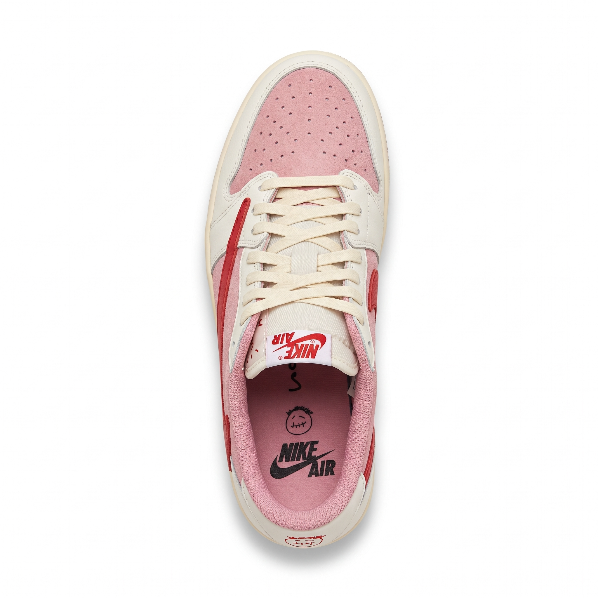 Jordan 1 Retro Low OG SP Travis Scott Sail Tropical Pink