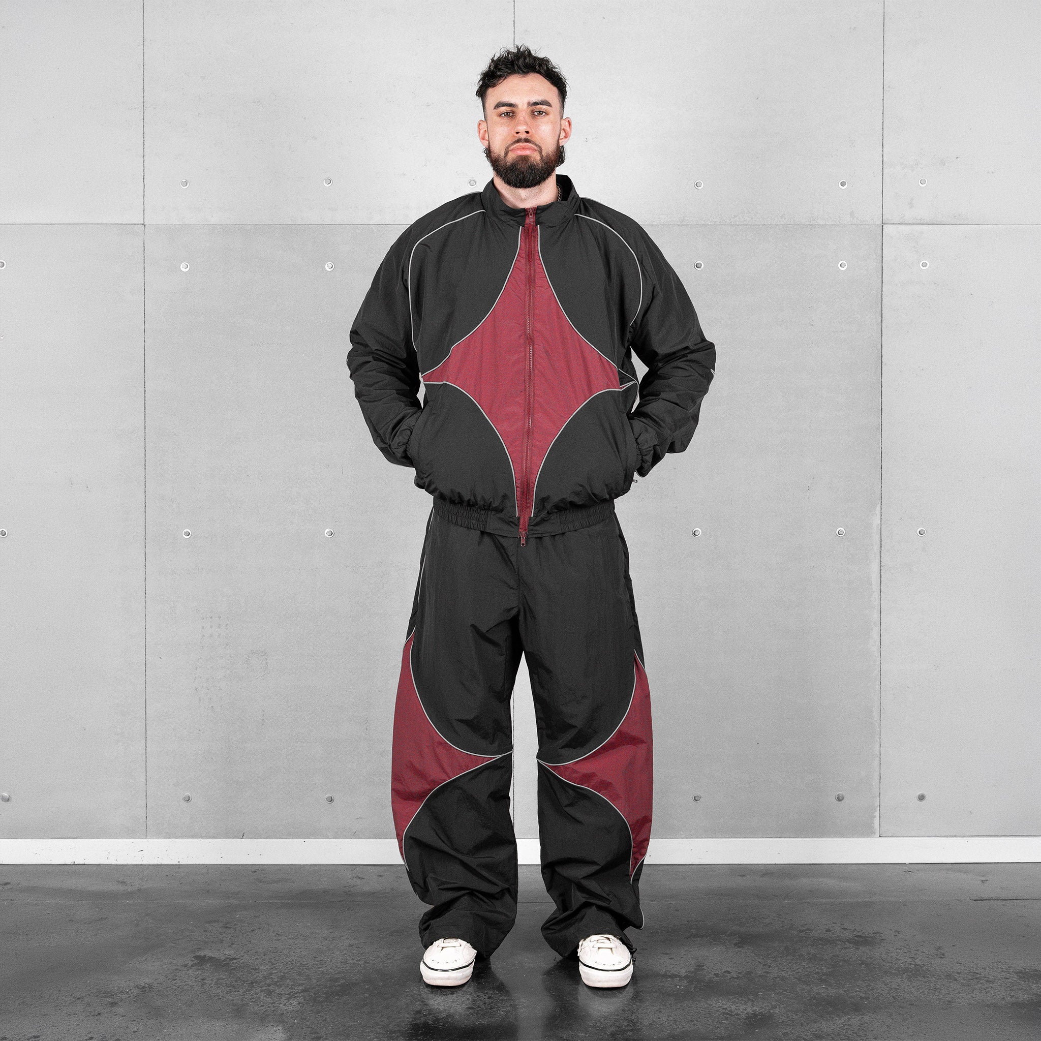 Commons Star Reflective Tracksuit Zip-Up - Common Hype