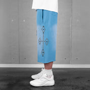 Commons Studios Rivet Sweatshort UNC Blue