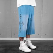 Commons Studios Rivet Sweatshort UNC Blue