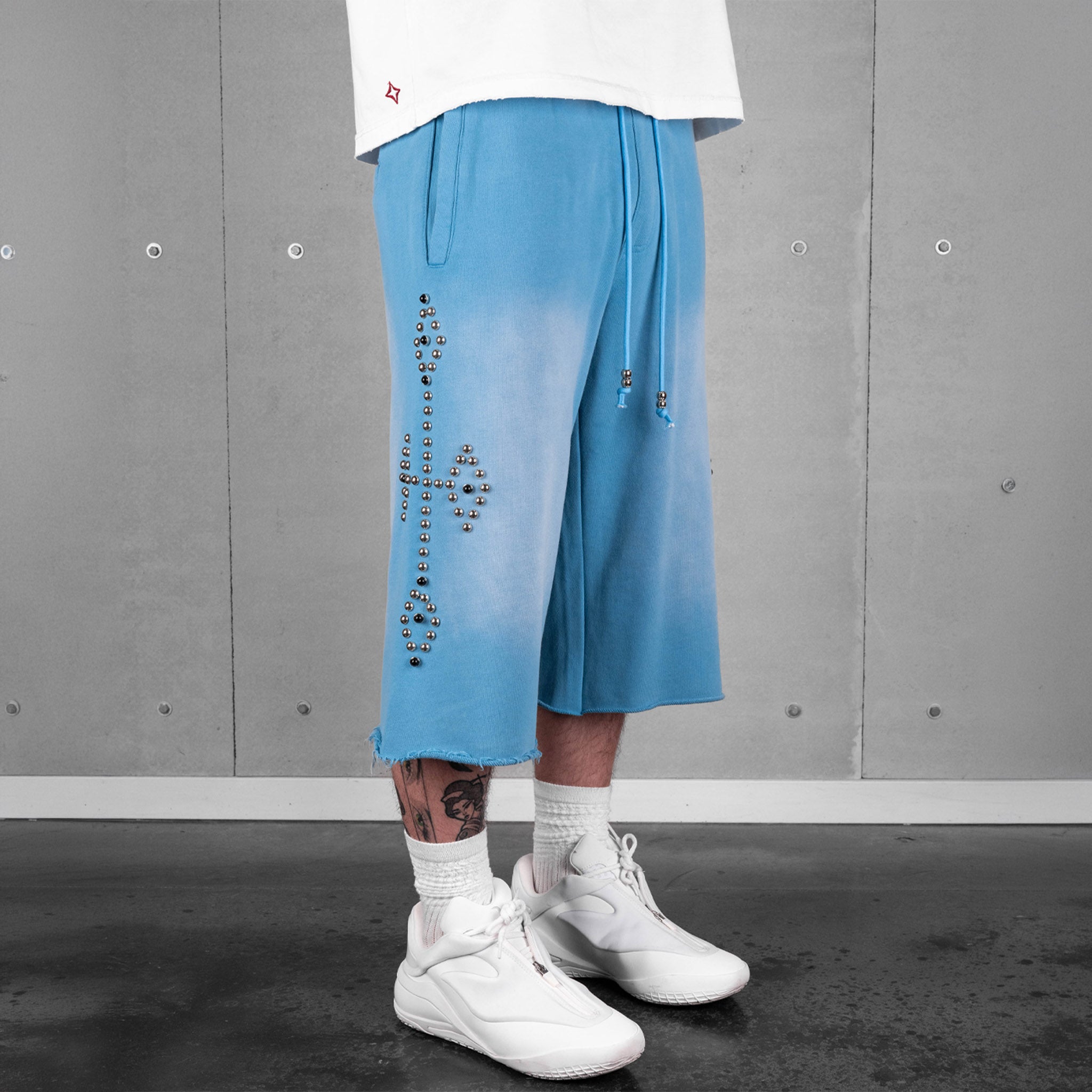 Commons Studios Rivet Sweatshort UNC Blue