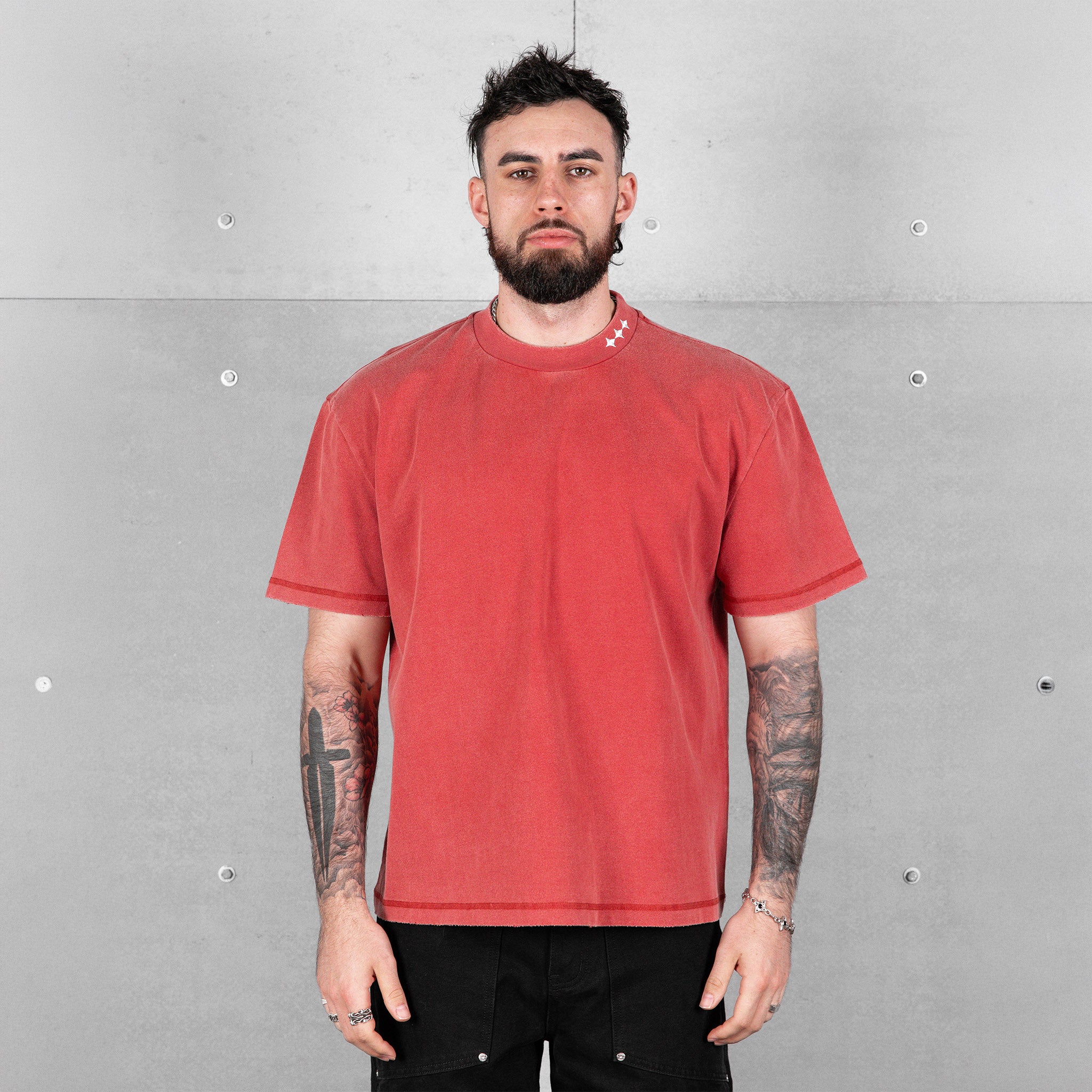 Commons Uniform Washed Plum Tee - Common Hype