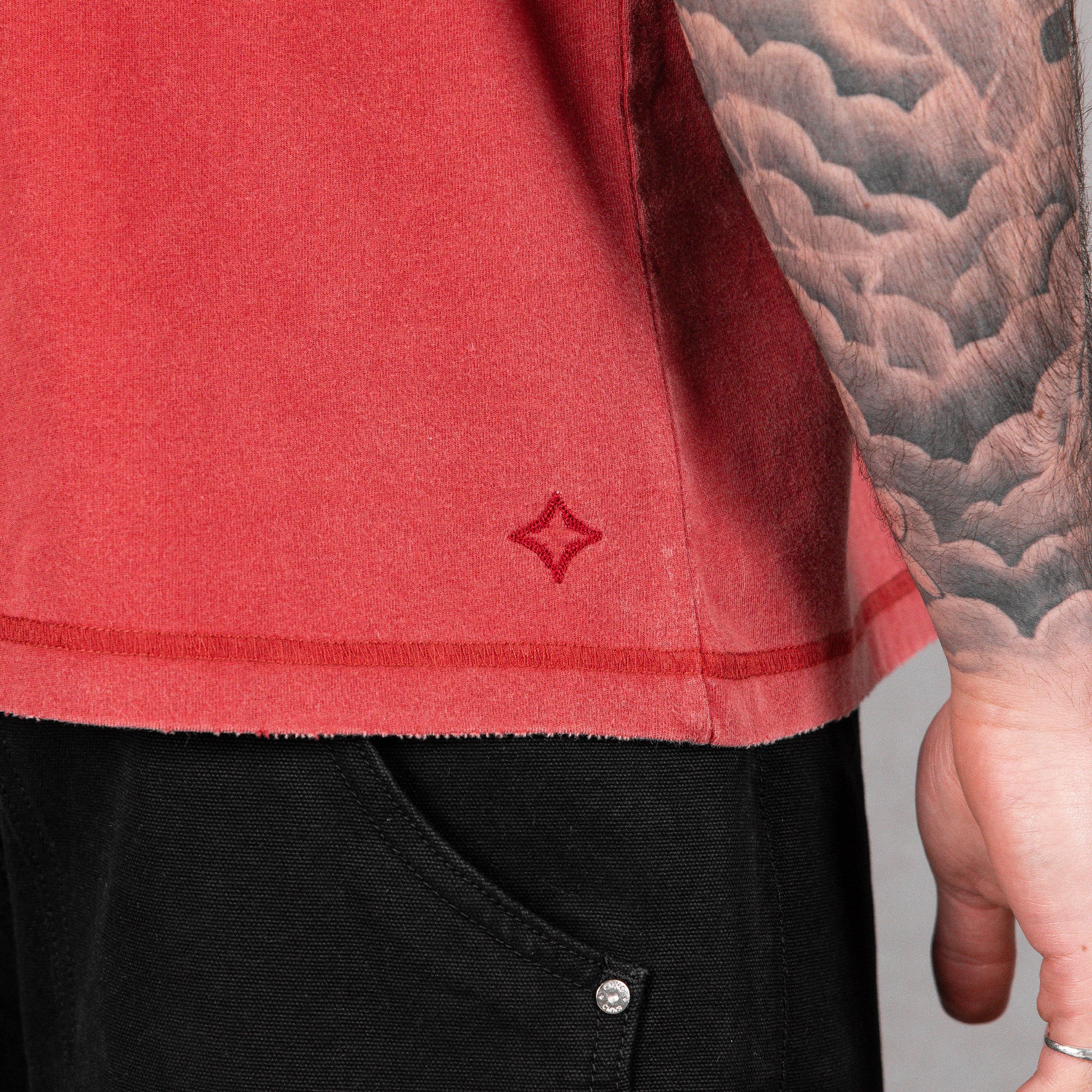 Commons Uniform Washed Plum Tee - Common Hype